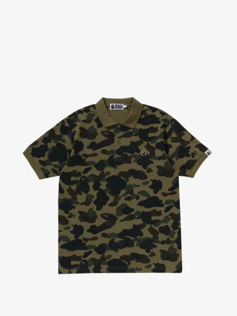 A BATHING APE® polo à imprimé camouflage