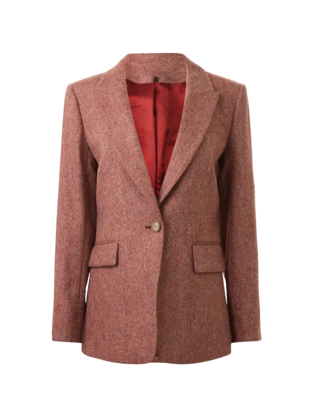 Veronica Beard Vega Dickey button fastening blazer - Marrone