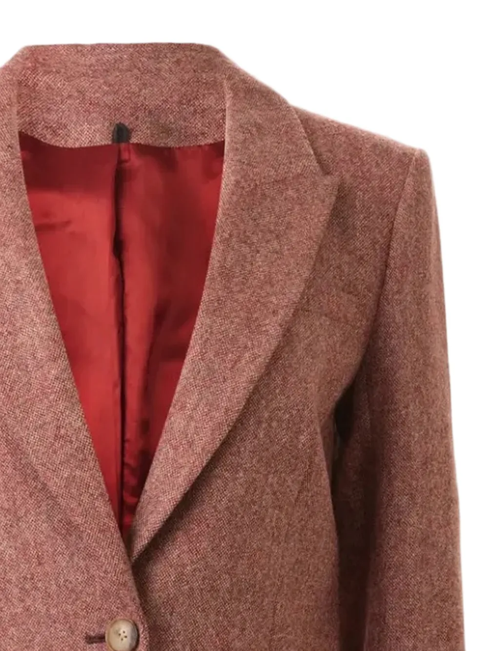 Veronica Beard Vega Dickey blazer met knoopsluiting Bruin