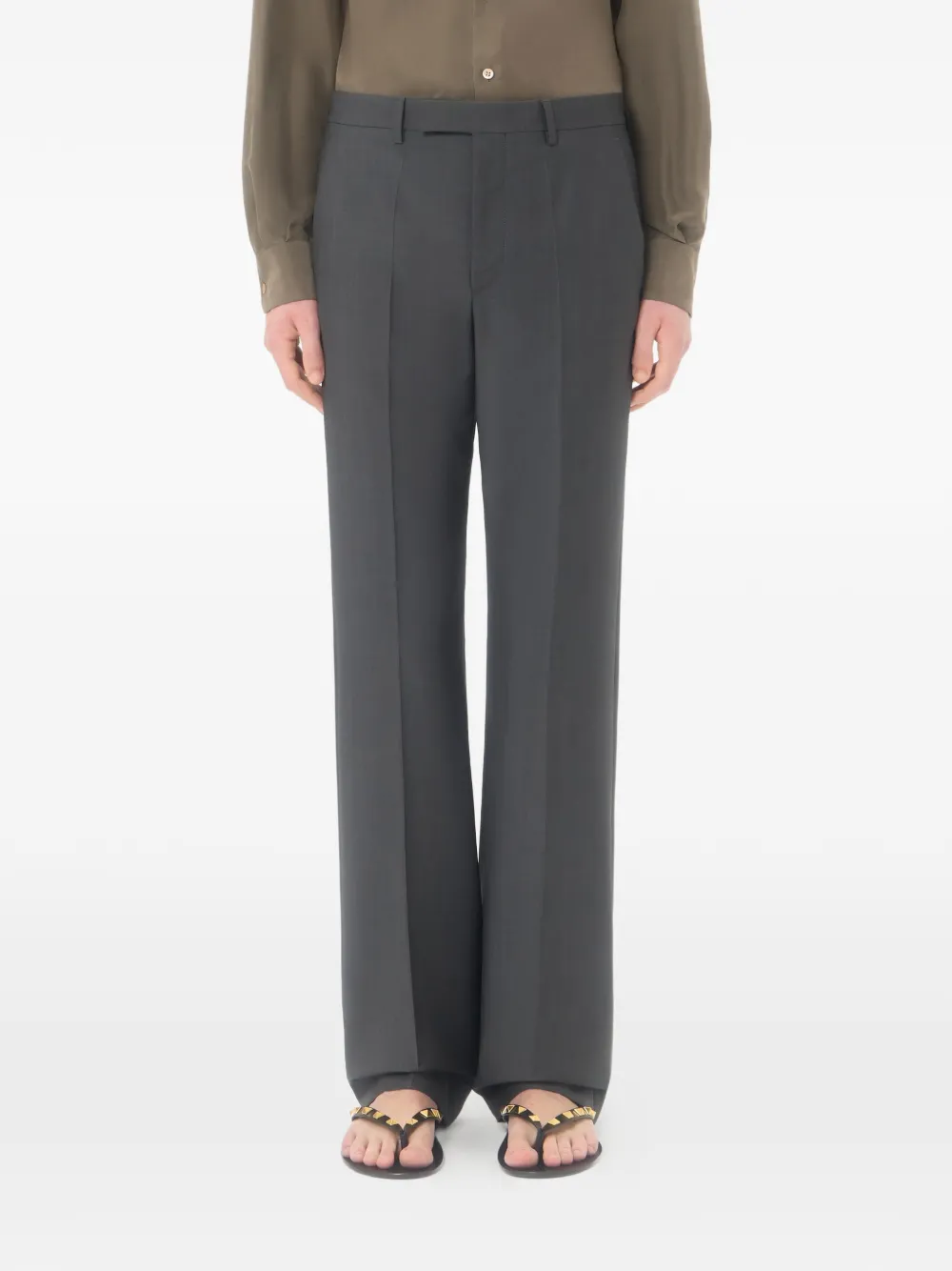 Valentino Garavani Wollen broek Grijs