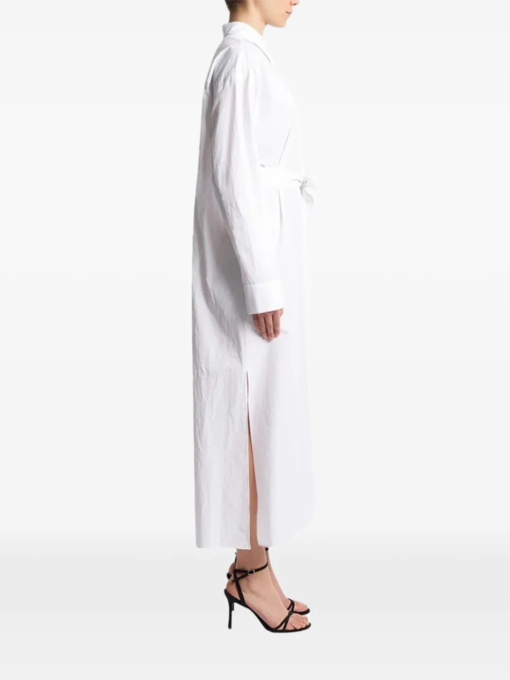 PT Torino Emilia blousejurk met ceintuur Wit