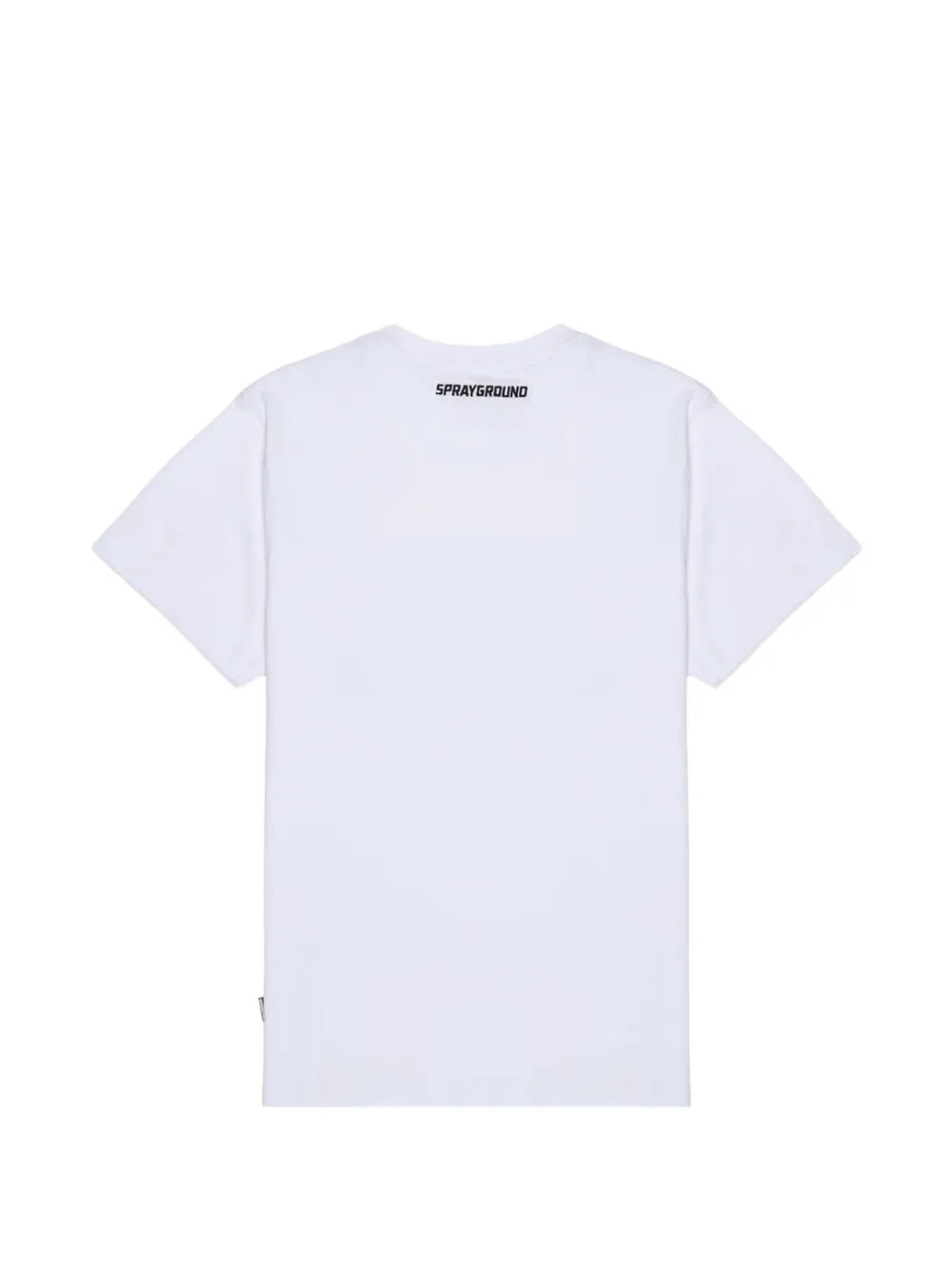 Sprayground Scribble Shark Mouth T-shirt Wit