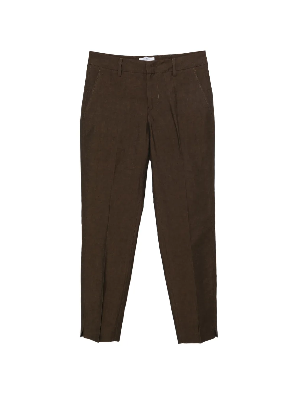 PT Torino pressed-crease tailored trousers - Marrone