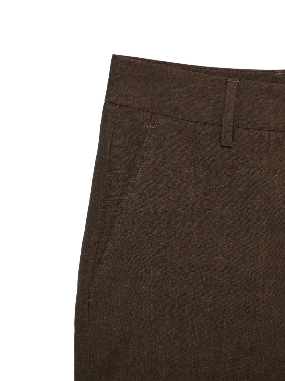 PT Torino Geplooide pantalon Bruin