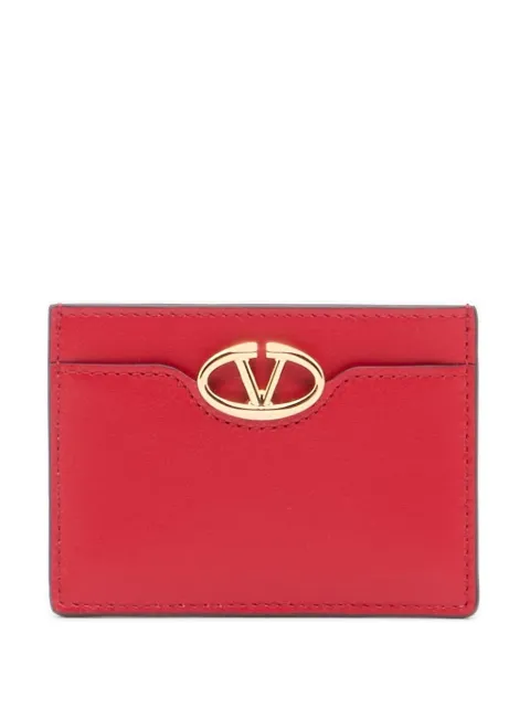 Valentino Garavani card holder The Bold Edition in calfskin