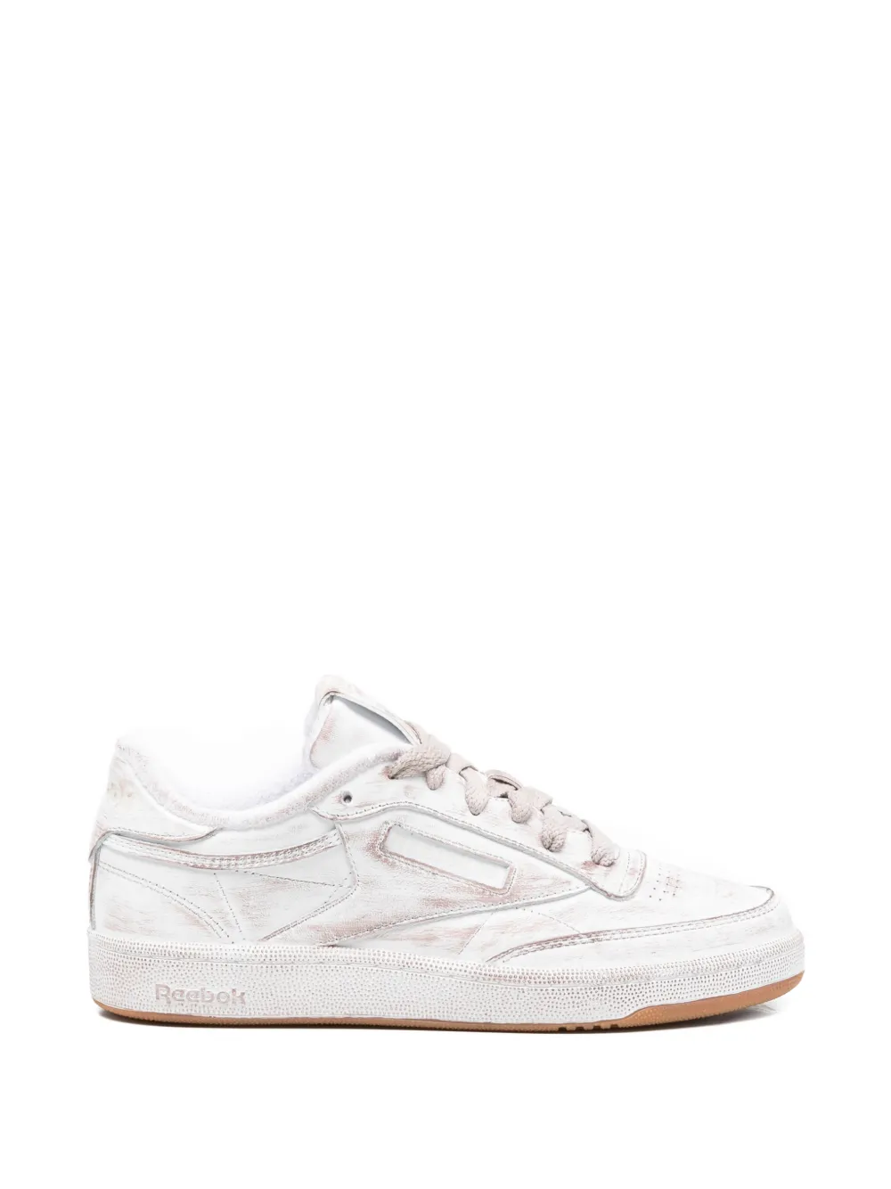 Reebok Club C 85 Vintage distressed-finish sneakers - Bianco