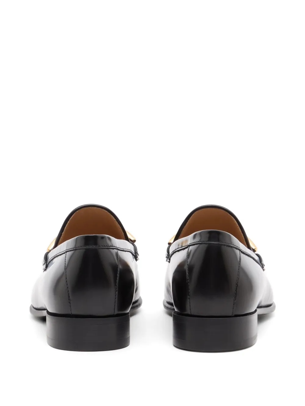 Valentino Garavani VLogoThe Bold Edition calfskin loafers Zwart