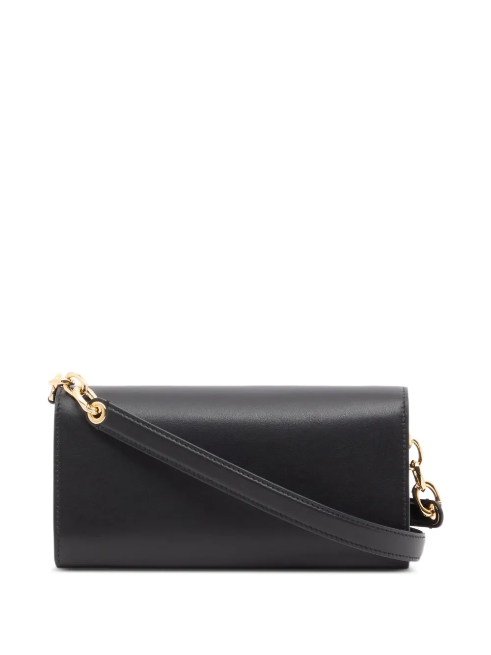 Valentino Garavani VLogo The Bold Edition portemonnee met schouderband in nappaleer Zwart