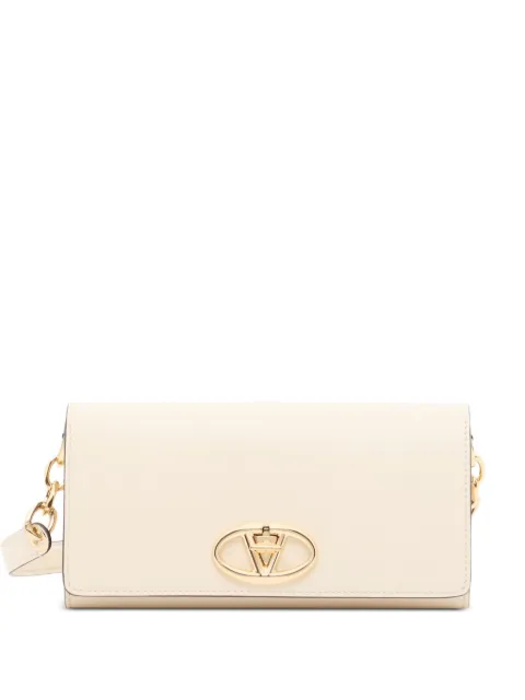 Valentino Garavani VLogo The Bold Edition wallet with shoulder strap in nappa leather