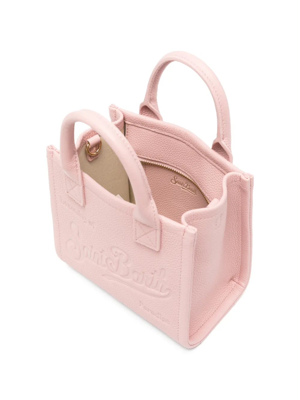 MC2 Saint Barth Vanity shopper met logo-reliëf Roze
