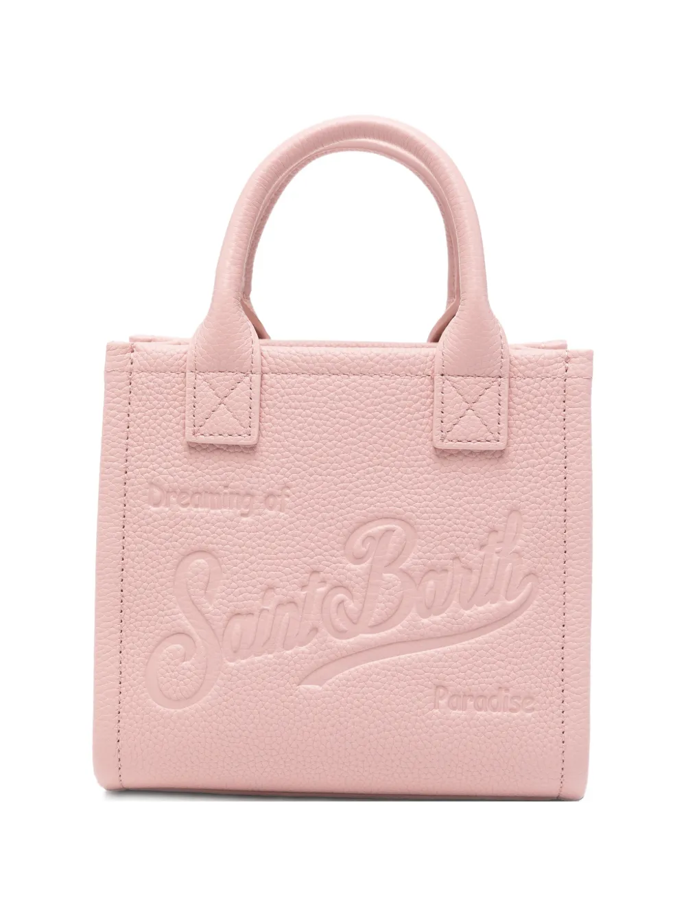 MC2 Saint Barth Vanity shopper met logo-reliëf Roze