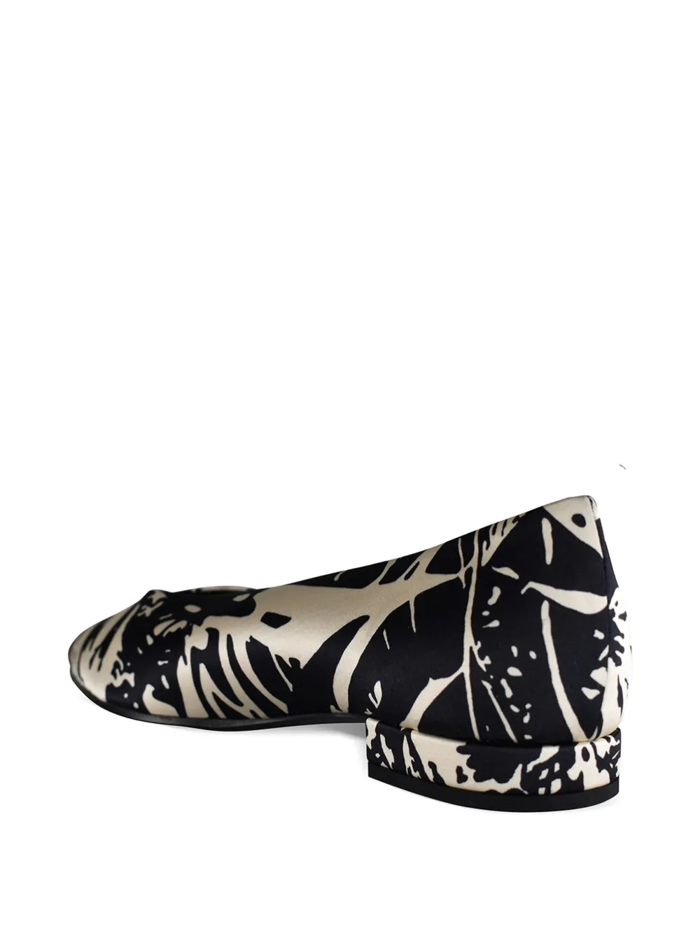 Loro Piana Rebecca printed ballet flats Zwart
