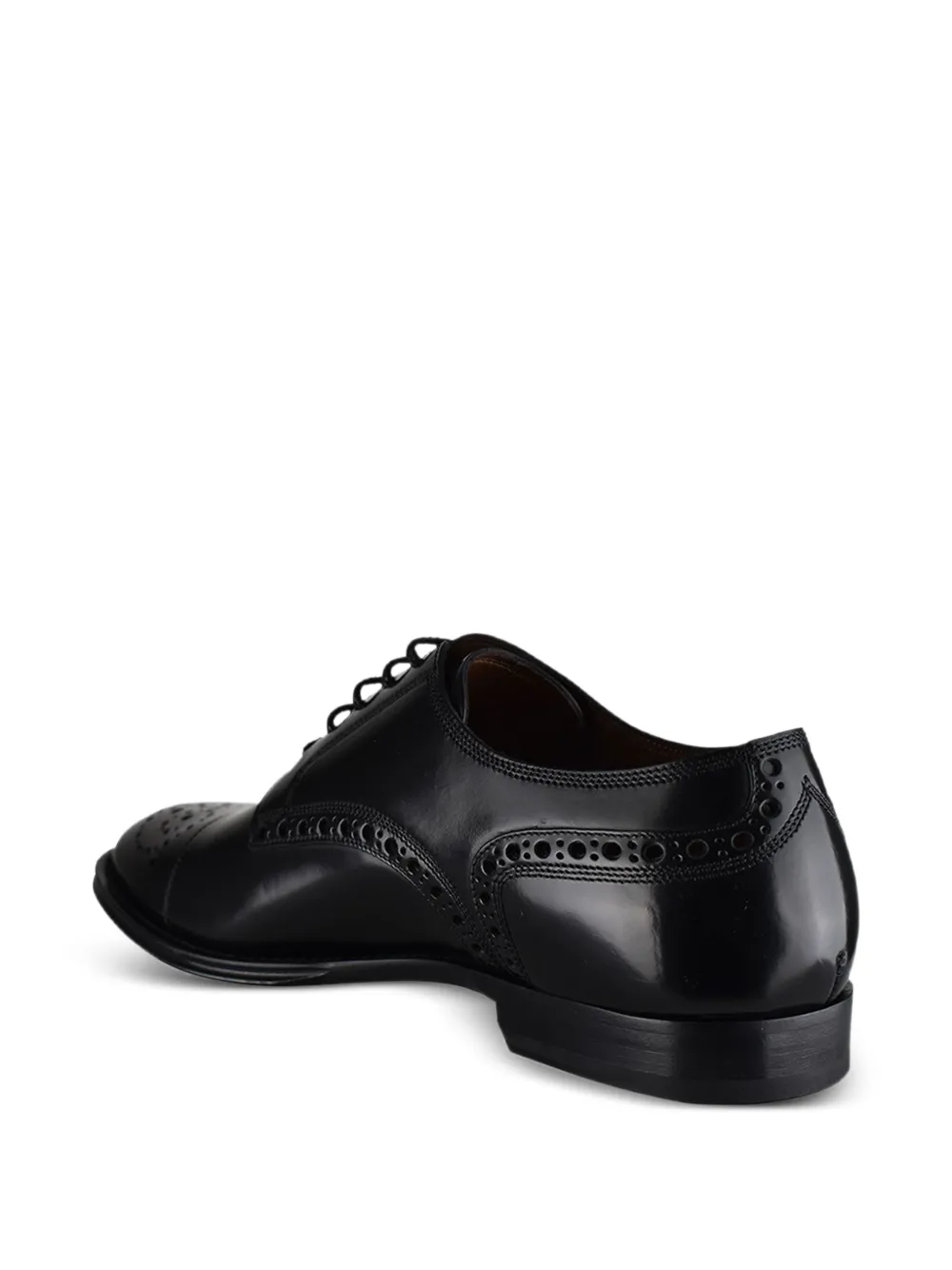 Dolce & Gabbana Oxford veterschoenen met geperforeerd detail Zwart