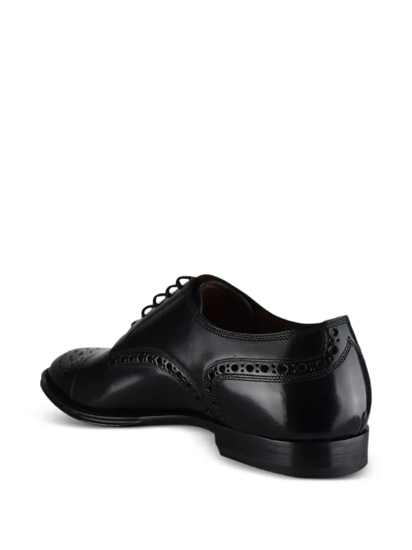 Dolce & Gabbana perforated-detail lace-up Oxford | Black  display picture 3