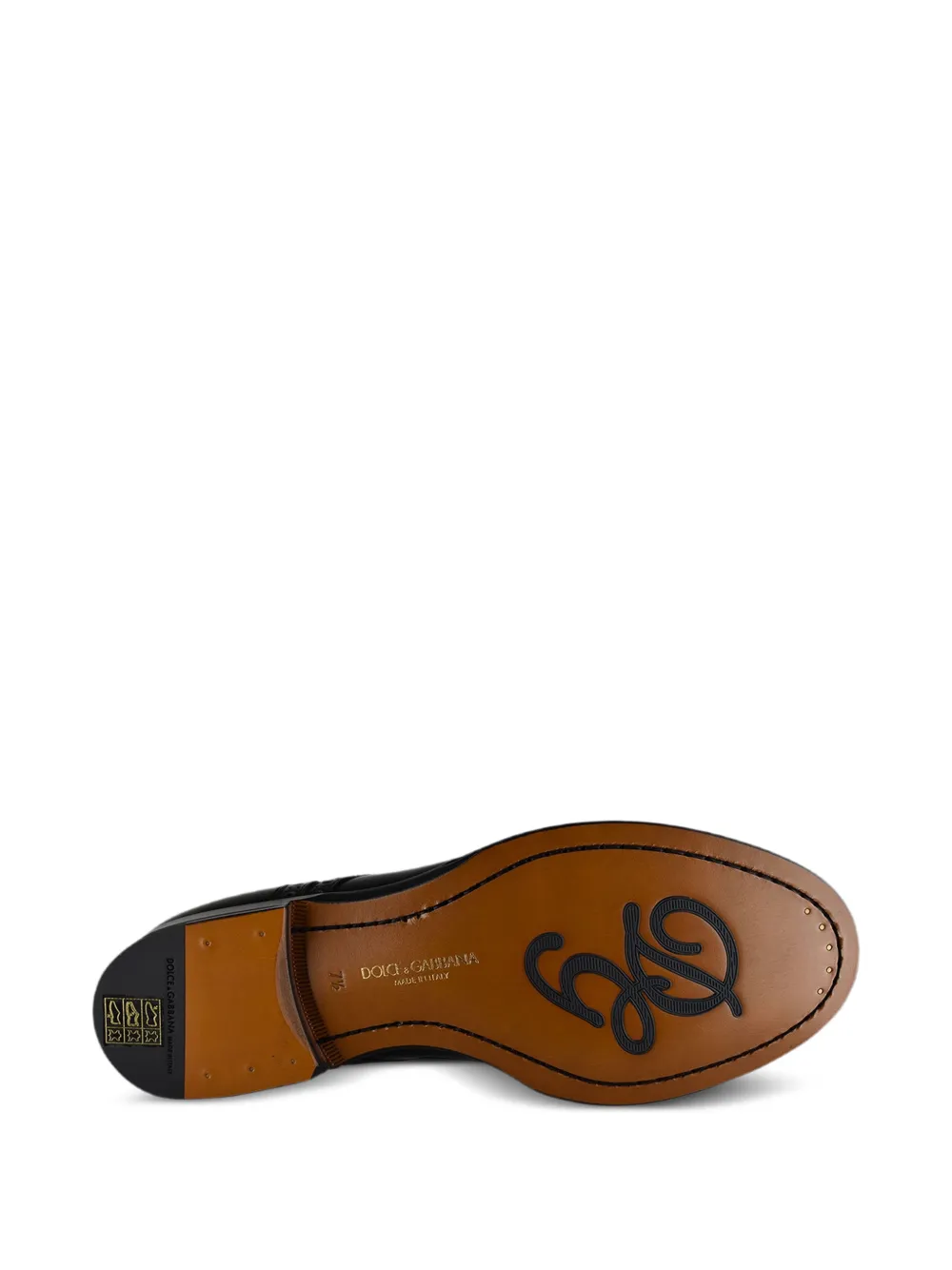 Dolce & Gabbana Oxford veterschoenen met geperforeerd detail Zwart