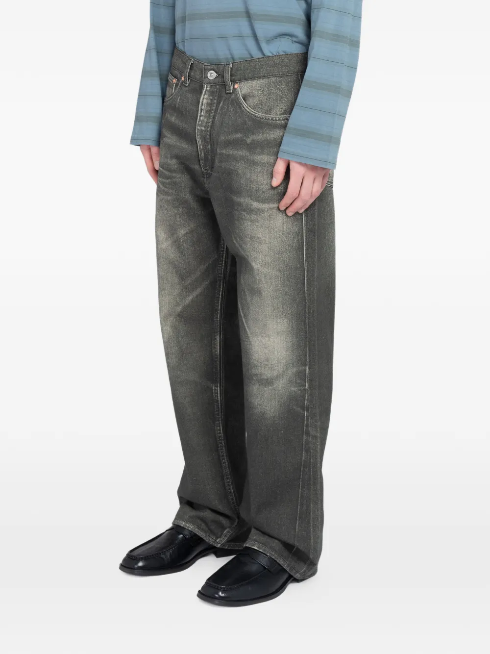 OUR LEGACY Third Cut jeans met vervaagd effect Grijs