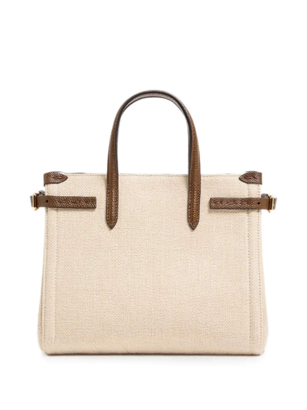 Valentino Garavani Antibes kleine geborduurde linnen shopper Beige