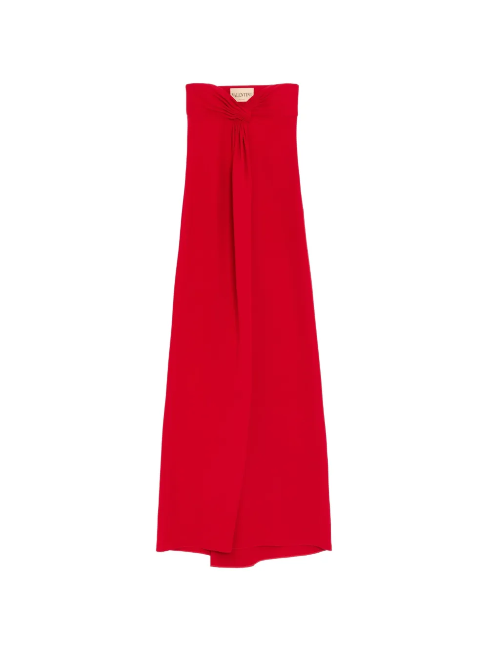 Valentino Garavani cady couture long dress - Rot