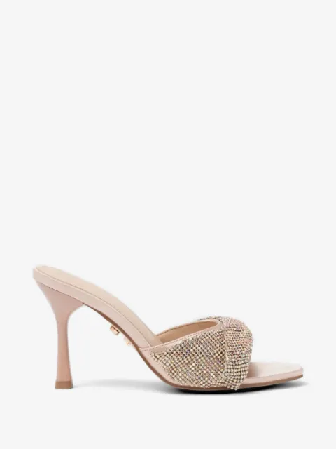 TWENTY FOURHAITCH Canberra rhinestone-embellished mules