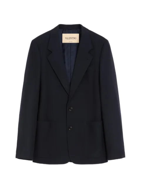Valentino Garavani  single-breasted jacket in natté wool