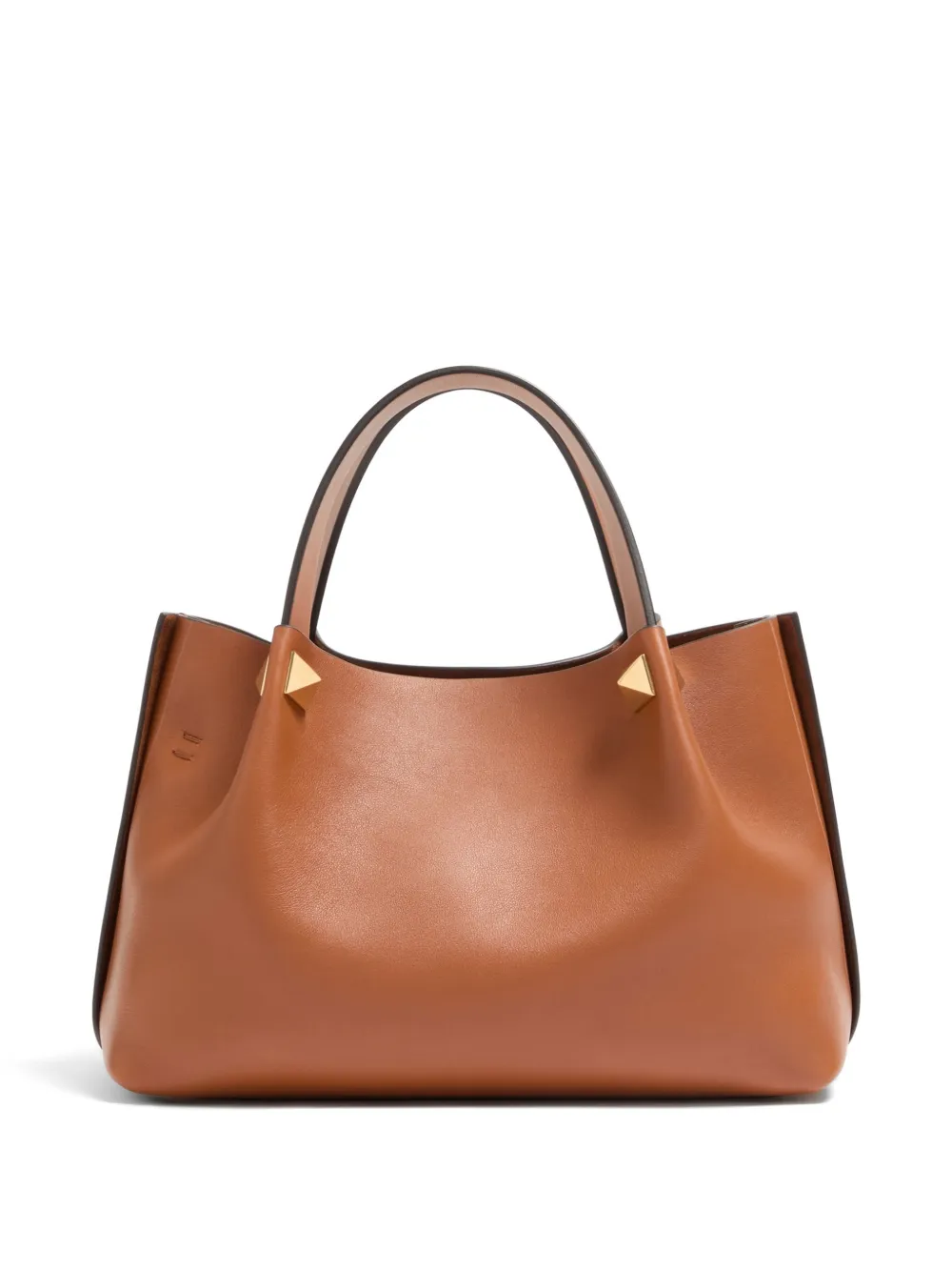 Valentino Garavani Zachte leren shopper Bruin