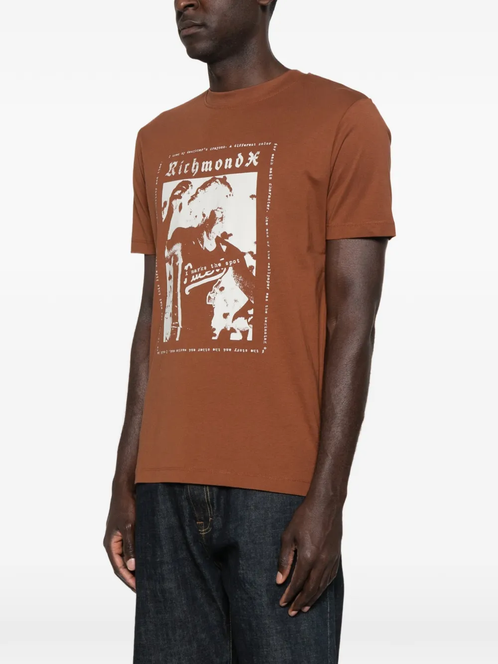John Richmond graphic-print T-shirt Bruin