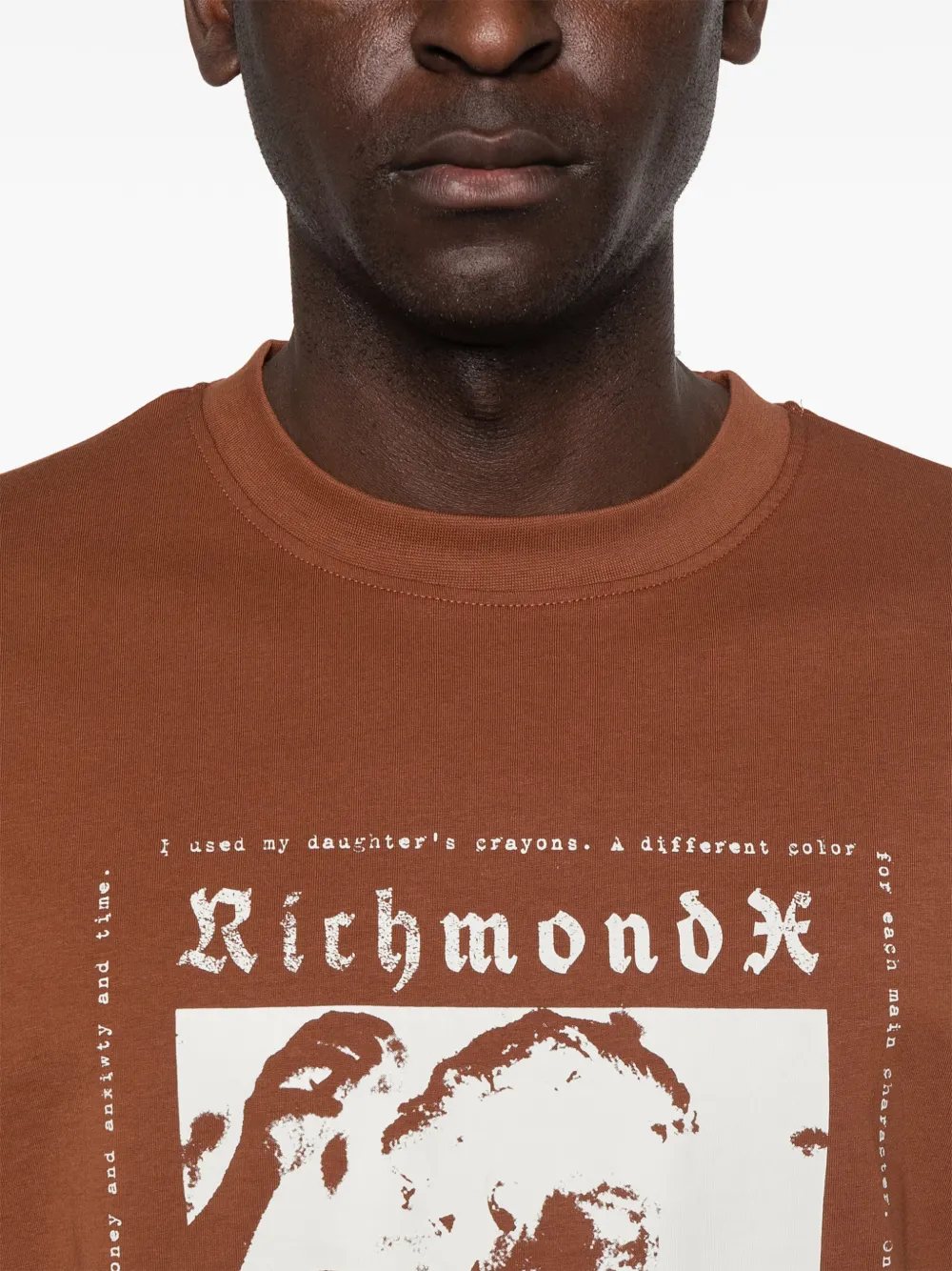 John Richmond graphic-print T-shirt Bruin