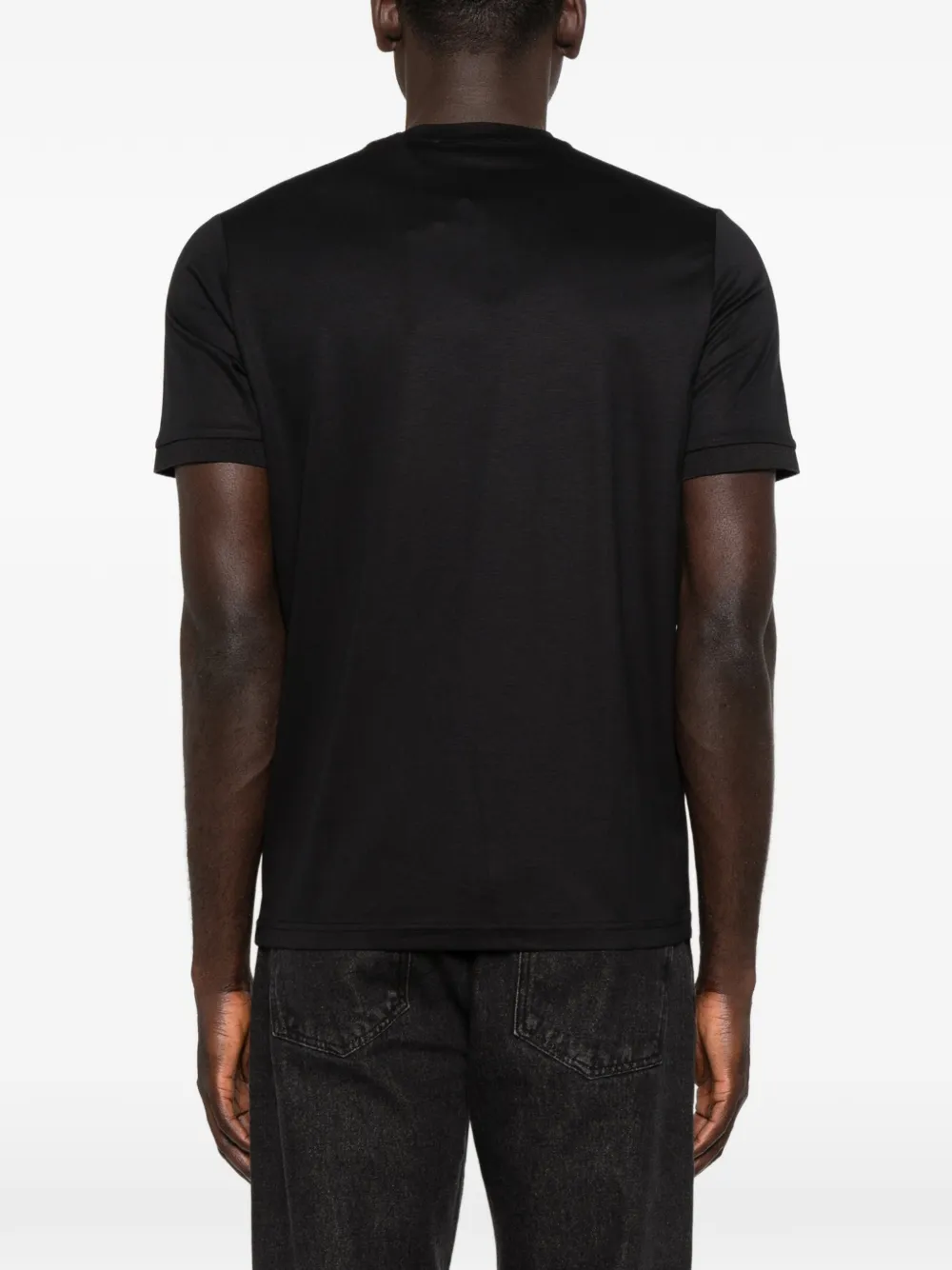 John Richmond T-shirt met logodetail Zwart