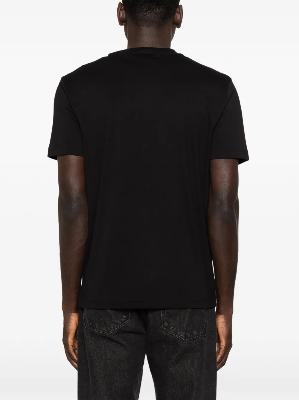 John Richmond T-shirt met logodetail Zwart