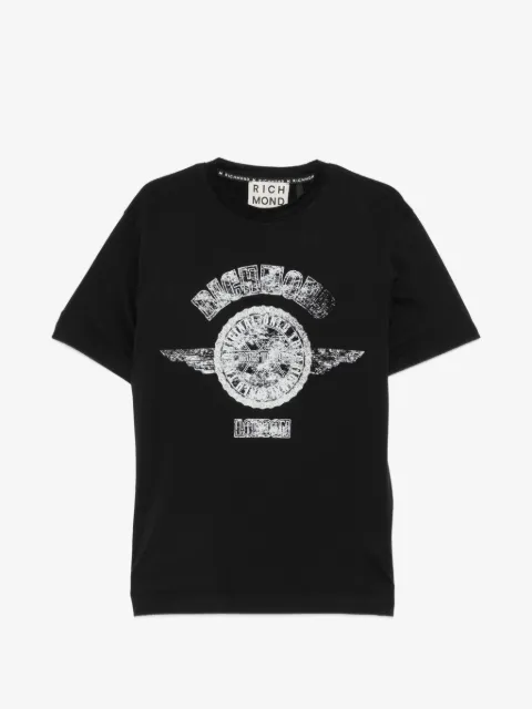 John Richmond playera con detalle del logo