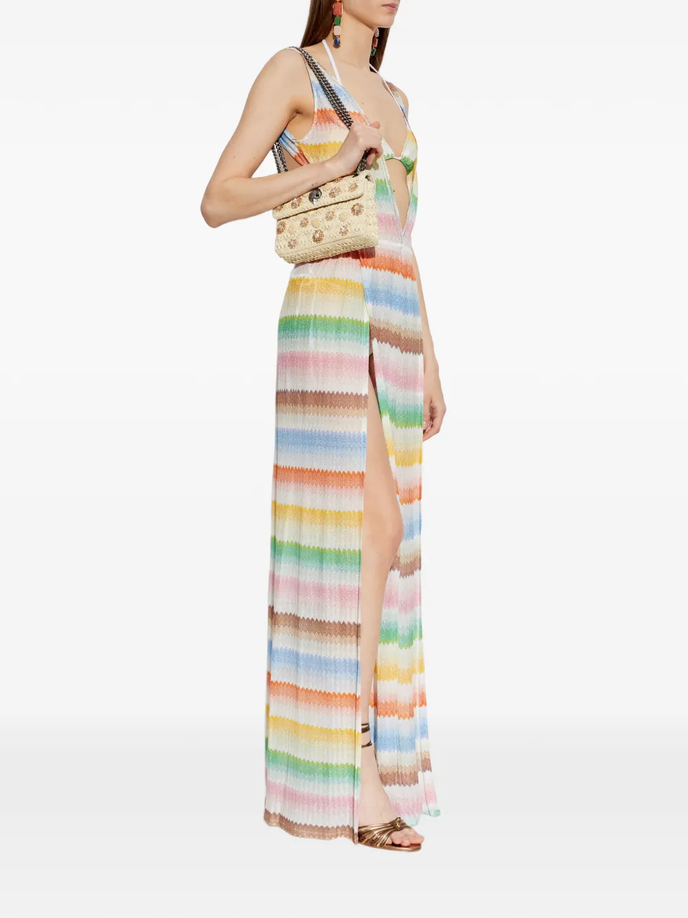 Kurt Geiger London metallic multi-strap sandals Bruin