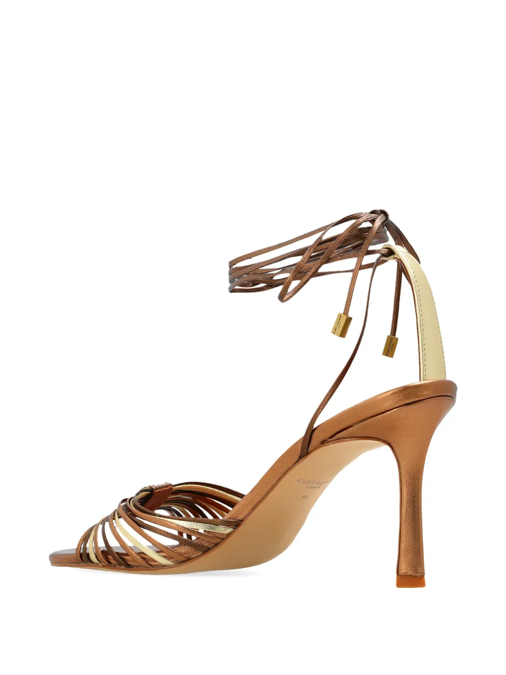 Kurt Geiger London metallic multi-strap sandals Bruin