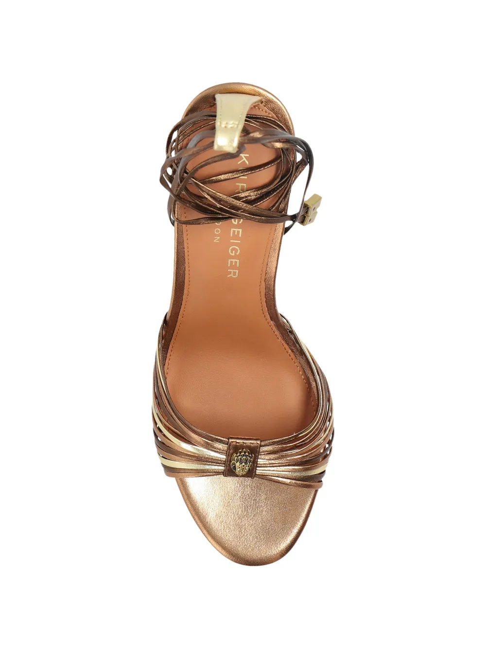 Kurt Geiger London metallic multi-strap sandals Bruin