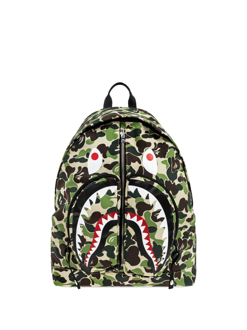 A BATHING APE® Shark camouflage-print backpack - Verde
