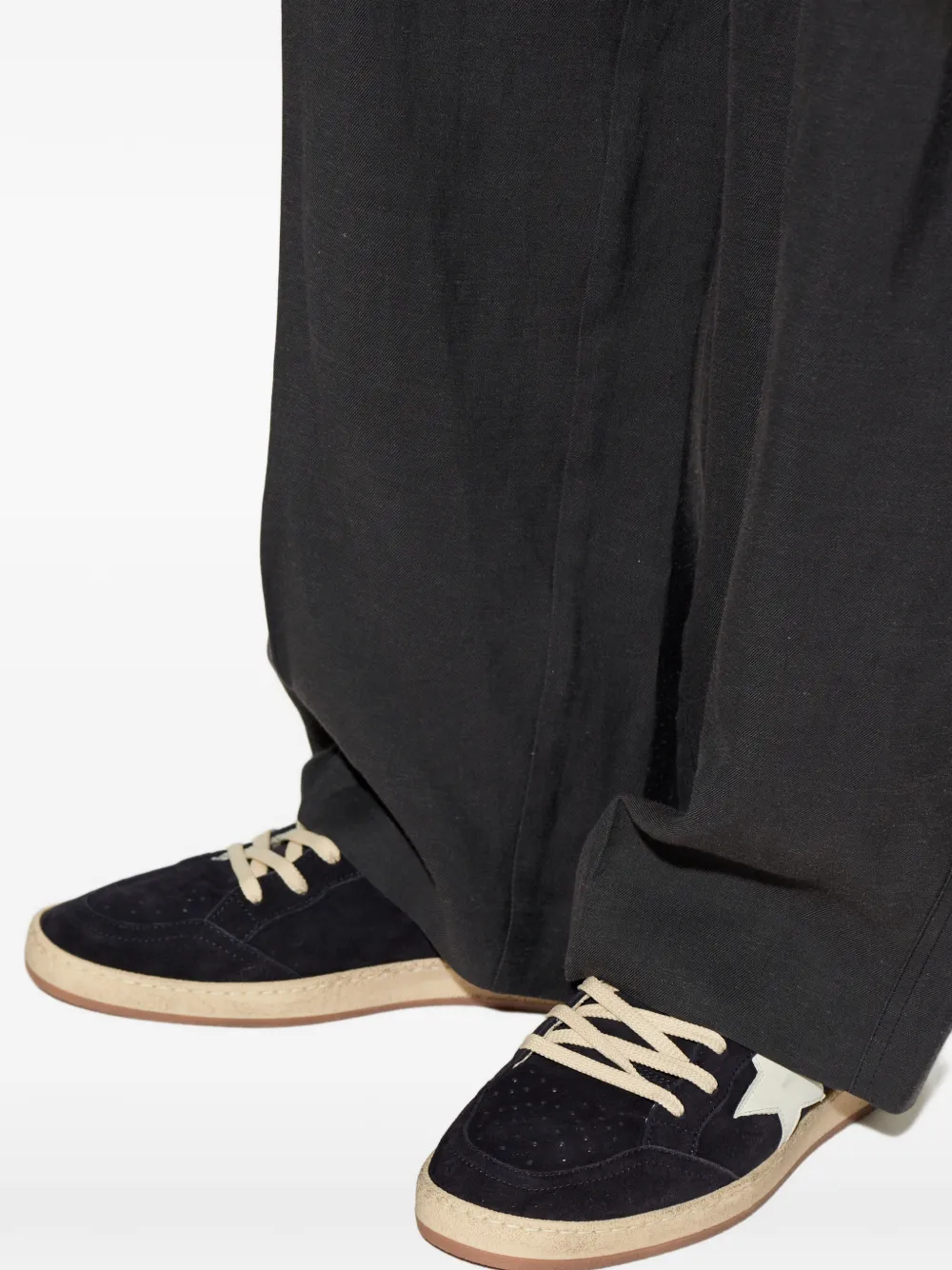 Golden Goose Ball Star-patch sneakers Zwart