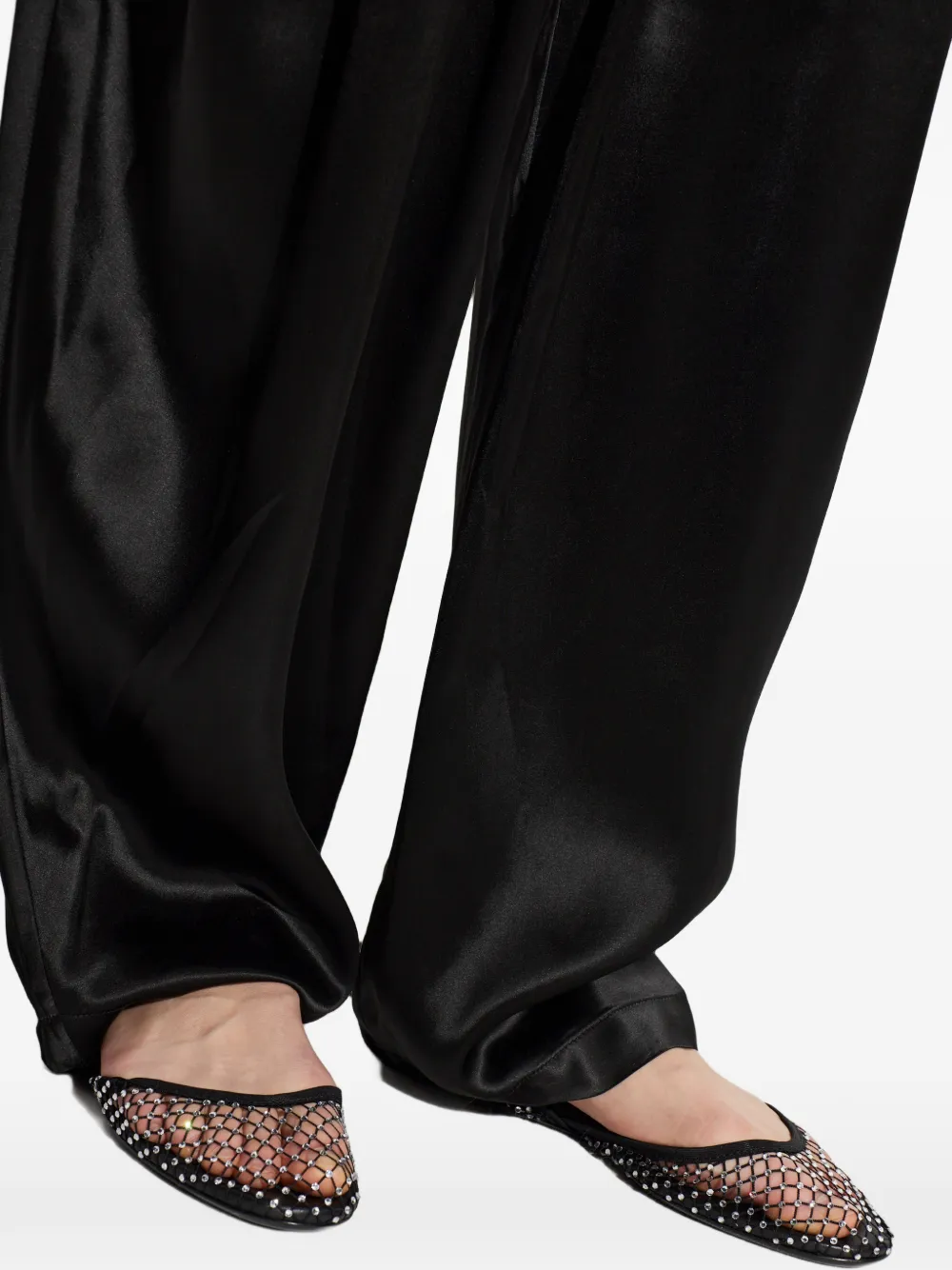 Christopher Esber Minette ballet flats Zwart