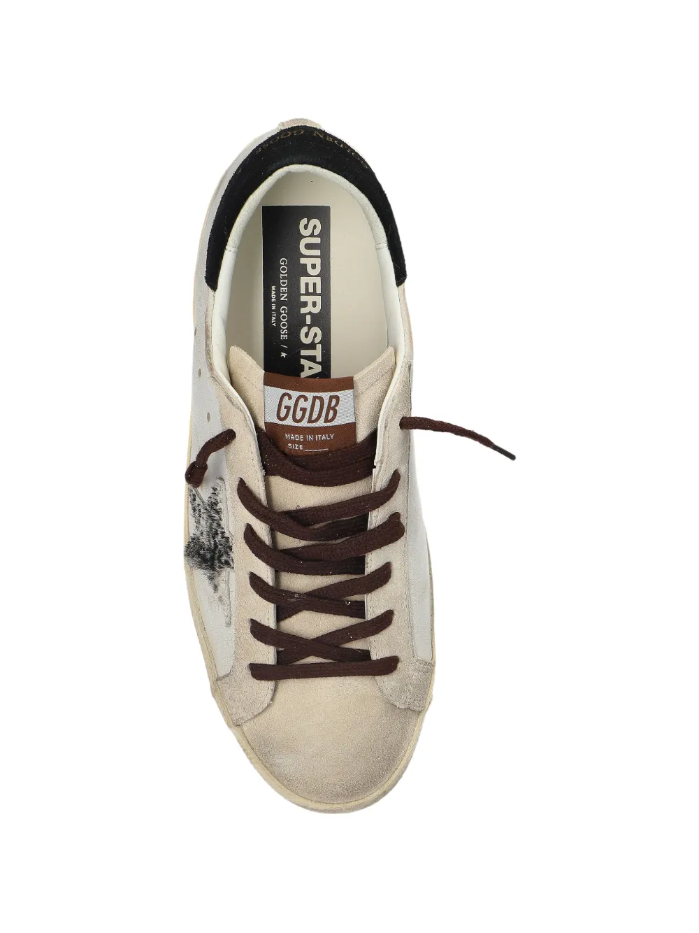 Golden Goose Superstar sneakers met dierenprint Beige