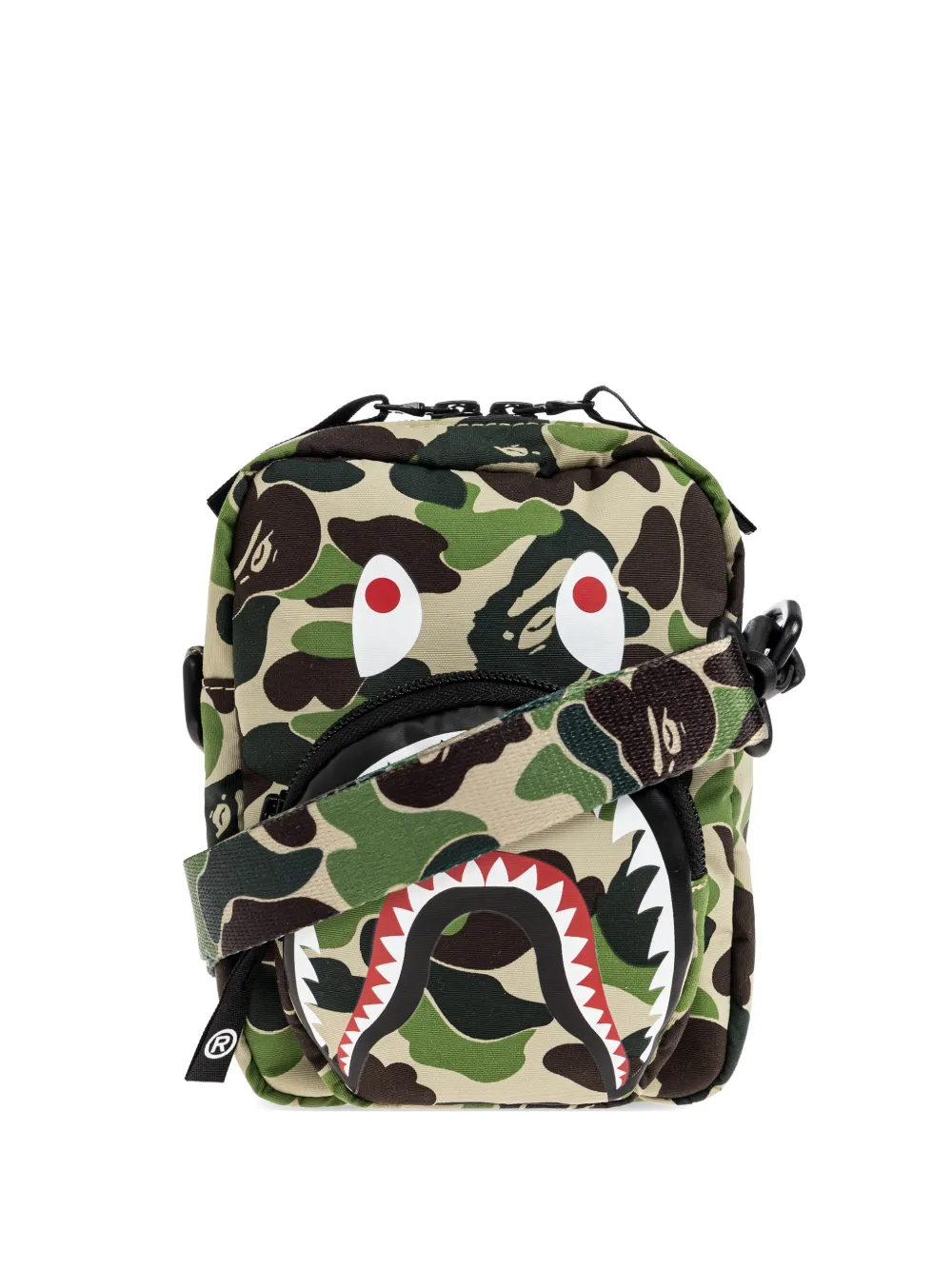 A BATHING APE® mini ABC Camo Shark shoulder-bag - Toni neutri