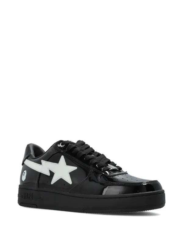 A BATHING APE APPEエイプスター☆ レディース ピーコートS黒 A