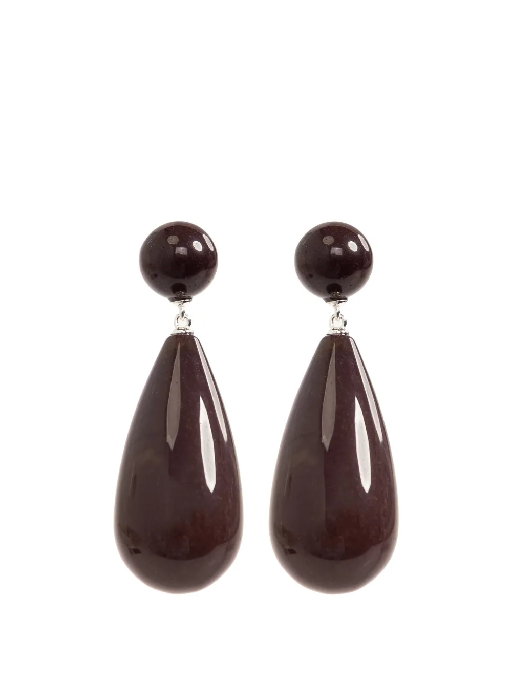 LIE STUDIO Lola drop earrings - Argento