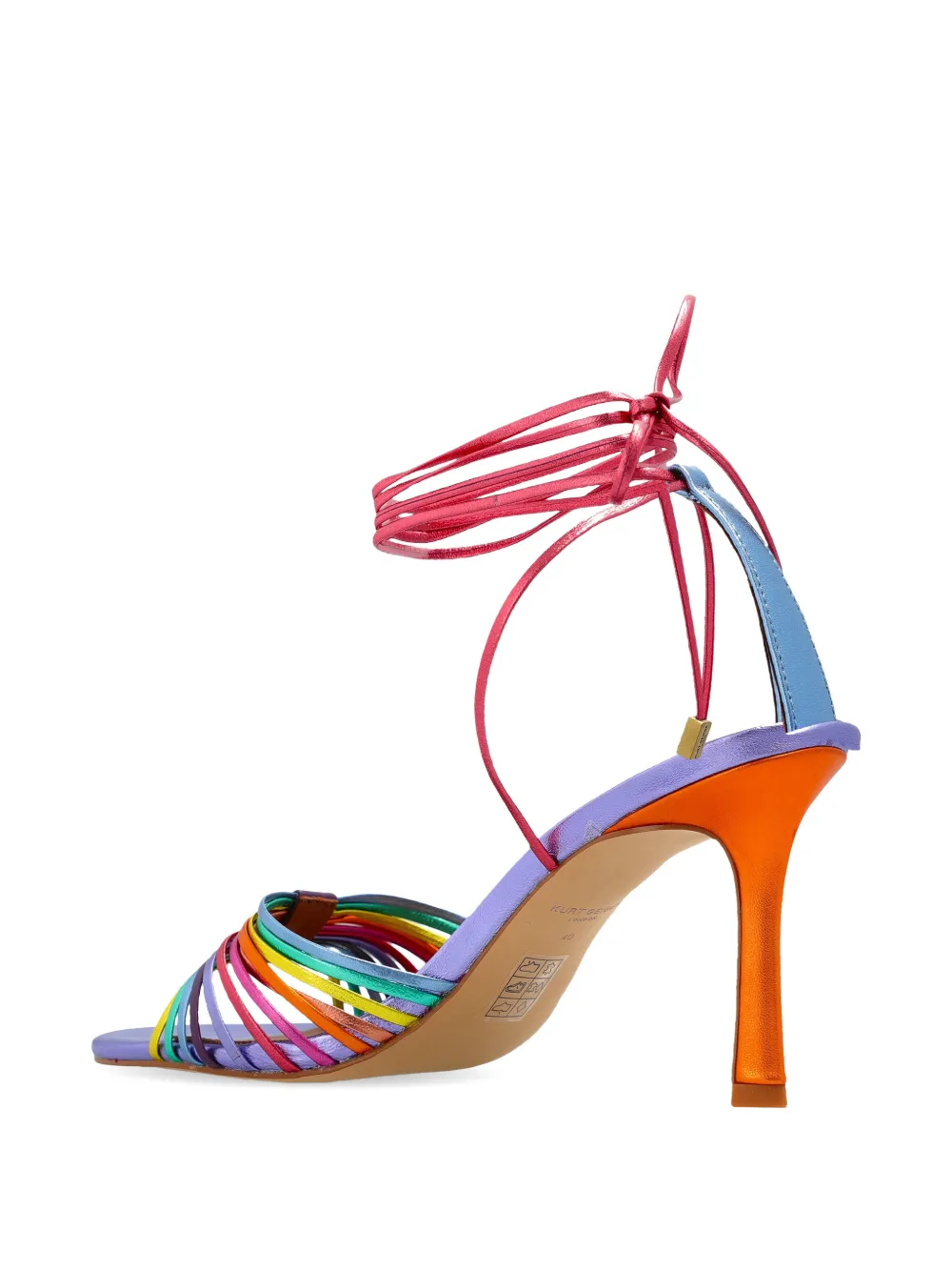 Kurt Geiger London multi-strap tie sandals Paars