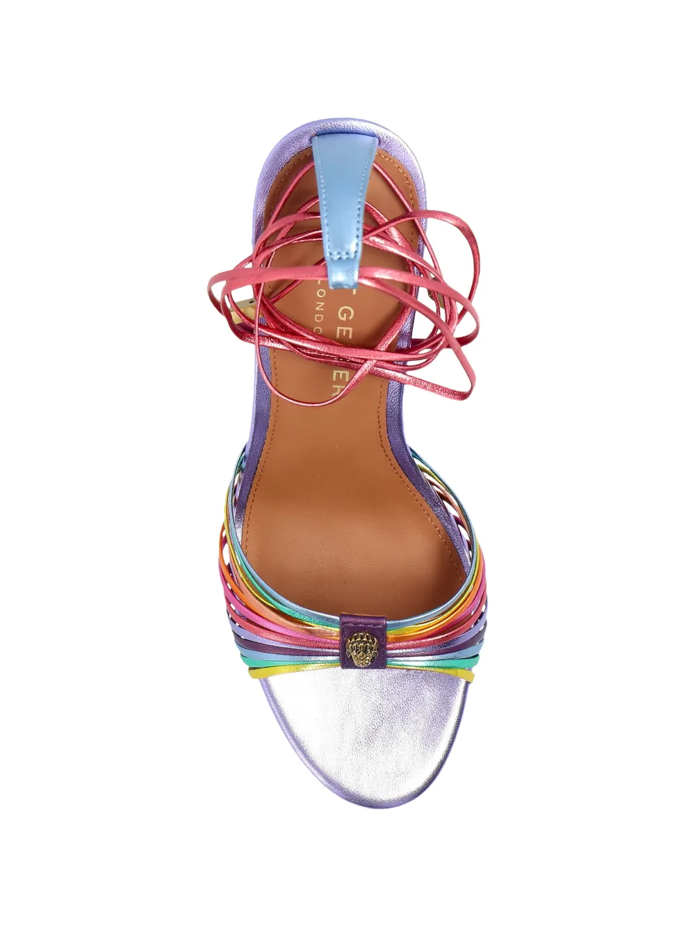 Kurt Geiger London multi-strap tie sandals Paars