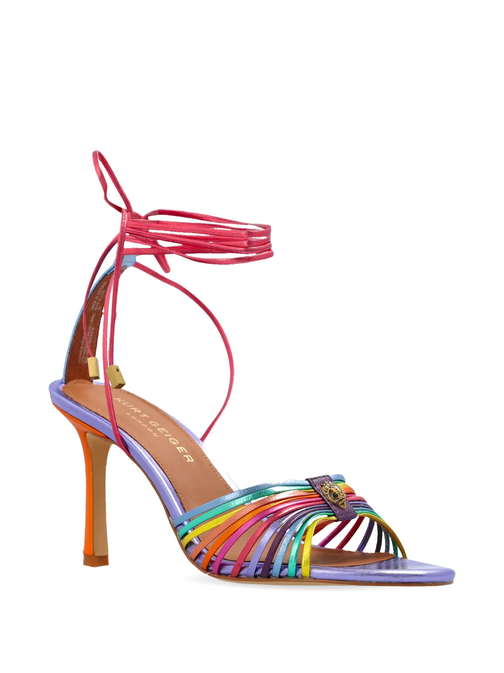 Kurt Geiger London multi-strap tie sandals Paars