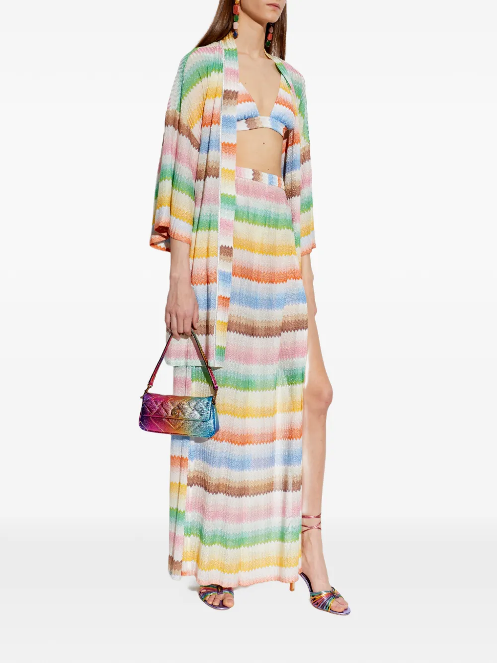 Kurt Geiger London multi-strap tie sandals Paars