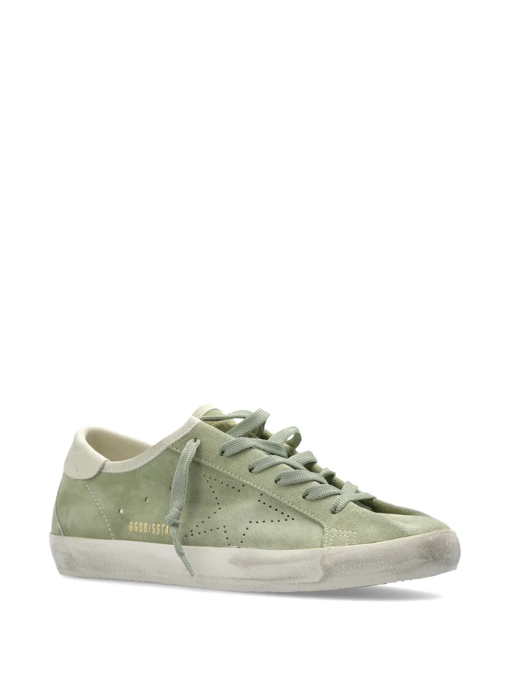 Golden Goose Super-Star suède sneakers Groen