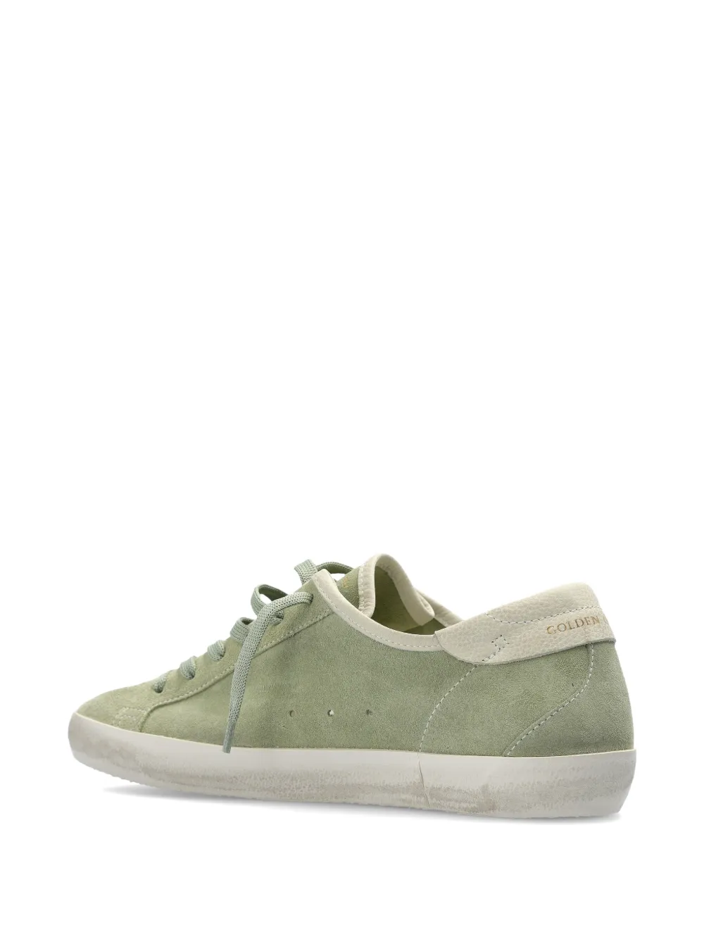 Golden Goose Super-Star suède sneakers Groen