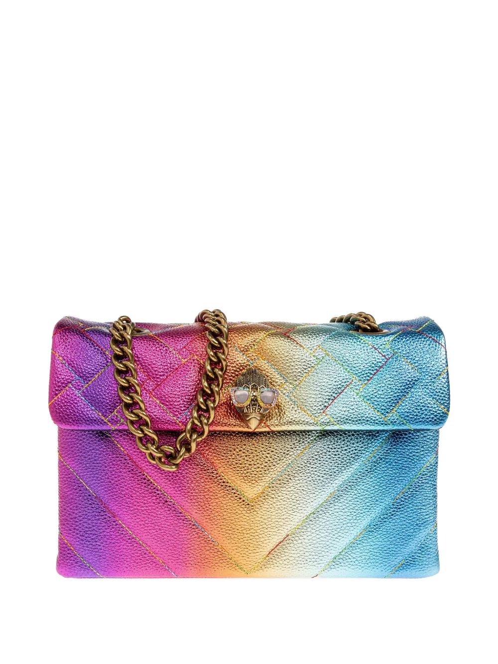 Kurt Geiger London mini Kensington quilted leather tote bag - Rosa