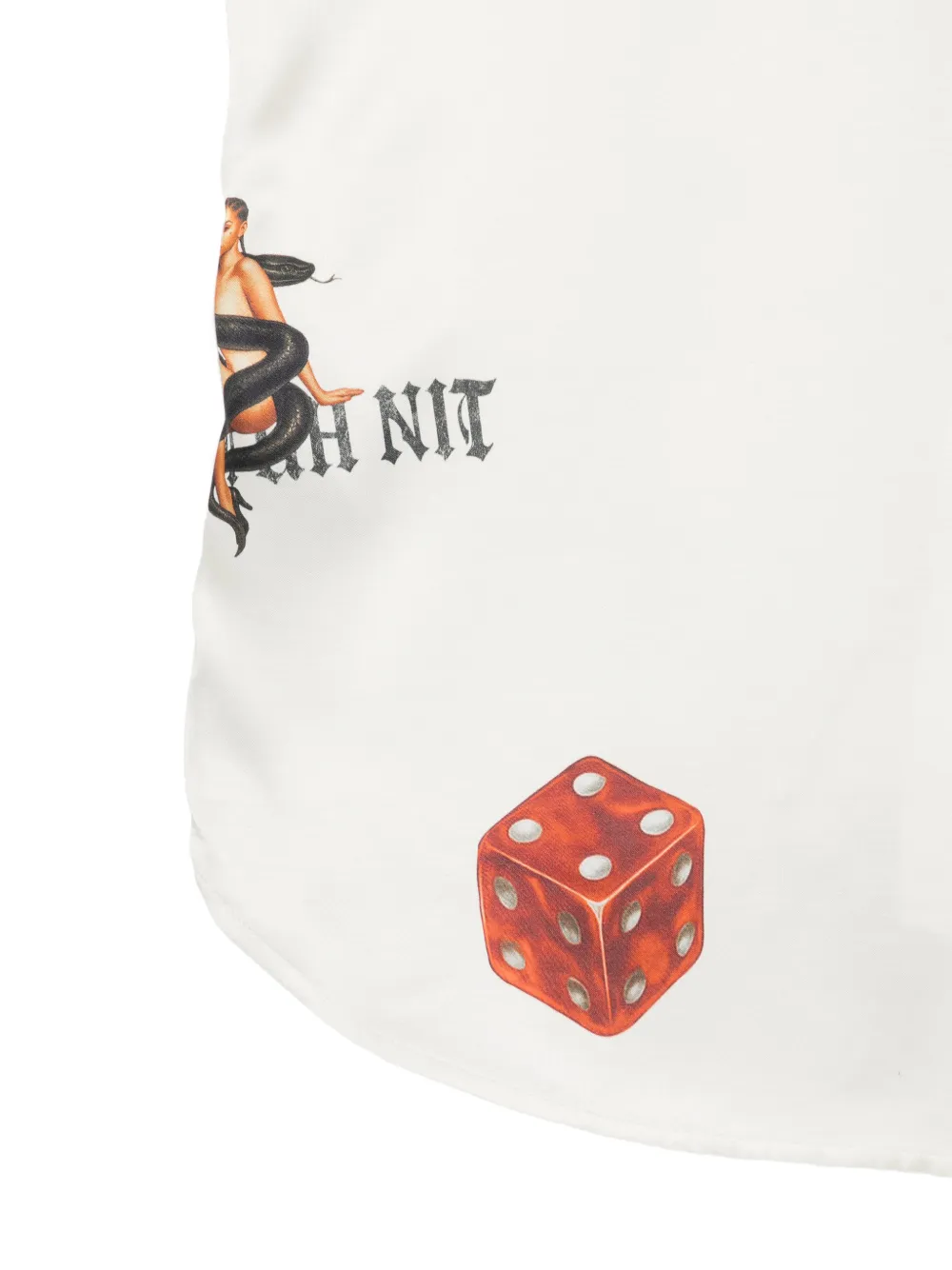 Ih Nom Uh Nit Overhemd met grafische print Wit
