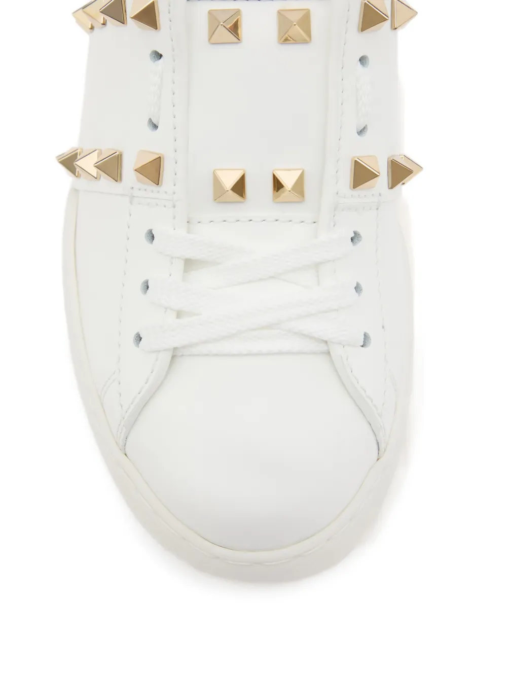 Valentino Garavani Open Disco sneakers met sleehak Wit