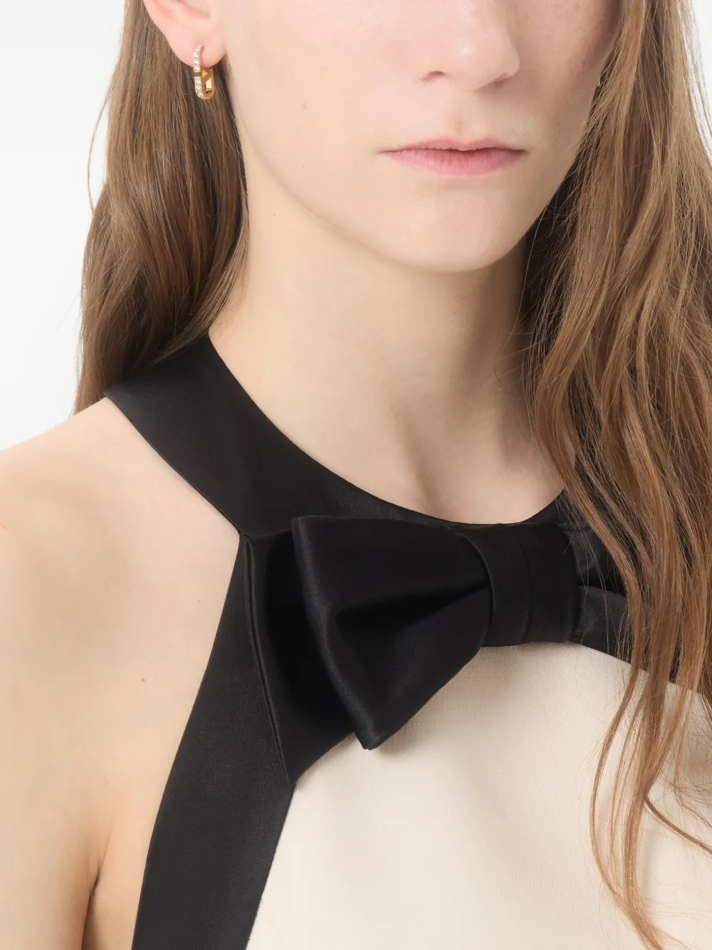 Valentino Garavani VLogo Signature metal and Swarovski® crystal earrings - Oro